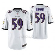 Camiseta NFL Game Hombre Baltimore Ravens Myles Humphrey Blanco