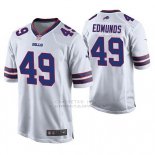 Camiseta NFL Game Hombre Buffalo Bills 49 Tremaine Edmunds Blanco