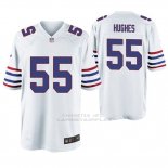 Camiseta NFL Game Hombre Buffalo Bills Jerry Hughes Throwback Blanco