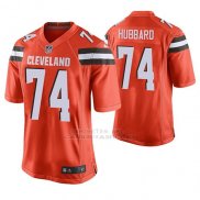 Camiseta NFL Game Hombre Cleveland Browns Chris Hubbard Naranja Alternate