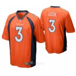 Camiseta NFL Game Hombre Denver Broncos Drew Lock Naranja