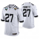 Camiseta NFL Game Hombre Jacksonville Jaguars Leonard Fournette 25th Aniversario Typename Blanco