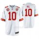 Camiseta NFL Game Hombre Kansas City Chiefs Tyreek Hill 60th Aniversario Typename Blanco