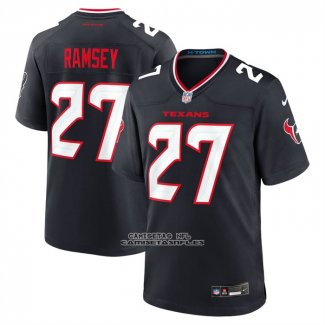 Camiseta NFL Game Houston Texans Kamari Ramsey Azul Marino