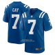 Camiseta NFL Game Indianapolis Colts Matt Gay 7 Azul
