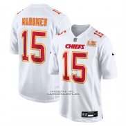 Camiseta NFL Game Kansas City Chiefs Patrick Mahomes Super Bowl LIX Tundra Blanco