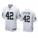 Camiseta NFL Game Las Vegas Raiders Cory Littleton Blanco