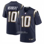 Camiseta NFL Game Los Angeles Chargers Justin Herbert Alterno Super Chargers Azul