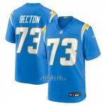 Camiseta NFL Game Los Angeles Chargers Mekhi Becton Azul