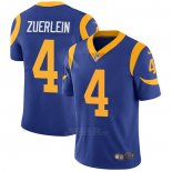 Camiseta NFL Game Los Angeles Rams 4 Greg Zuerlein Alternate Azul