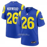 Camiseta NFL Game Los Angeles Rams Drey Norwood Azul Camiseta NFL Game Los Angeles Rams Drey Norwood Azul