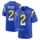 Camiseta NFL Game Los Angeles Rams Russ Yeast Primera Azul