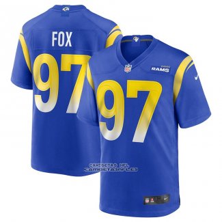 Camiseta NFL Game Los Angeles Rams Morgan Fox Azul
