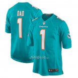 Camiseta NFL Game Miami Dolphins Number 1 Dad Verde