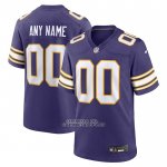 Camiseta NFL Game Minnesota Vikings Classic Personalizada Violeta