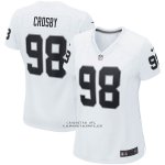 Camiseta NFL Game Mujer Las Vegas Raiders Maxx Crosby Blanco