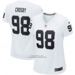 Camiseta NFL Game Mujer Las Vegas Raiders Maxx Crosby Blanco