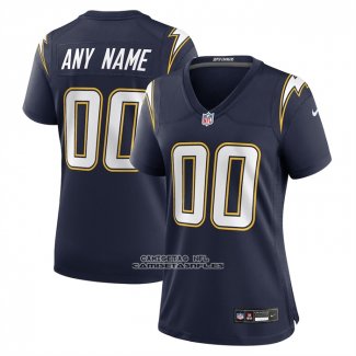 Camiseta NFL Game Mujer Los Angeles Chargers Alterno Super Chargers Personalizada Azul