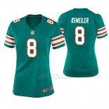 Camiseta NFL Game Mujer Miami Dolphins Brock Osweiler Throwback Verde