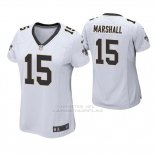 Camiseta NFL Game Mujer New Orleans Saints Brandon Marshall Blanco