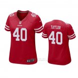 Camiseta NFL Game Mujer San Francisco 49ers Jamar Taylor Rojo