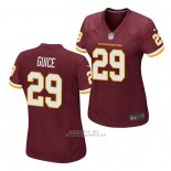 Camiseta NFL Game Mujer Washington Commanders Derrius Guice Rojo