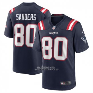 Camiseta NFL Game New England Patriots Braylon Sanders Azul