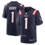 Camiseta NFL Game New England Patriots N'keal Harry 1 Azul