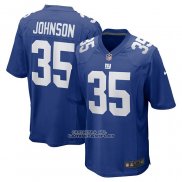 Camiseta NFL Game New York Giants Leonard Johnson Azul