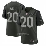 Camiseta NFL Game New York Jets Breece Hall 2025 Rivalries Collection Gris Oscuro