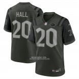 Camiseta NFL Game New York Jets Breece Hall 2025 Rivalries Collection Gris Oscuro