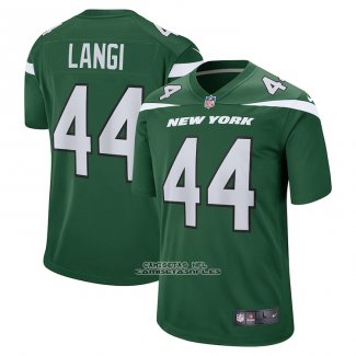 Camiseta NFL Game New York Jets Harvey Langi Verde
