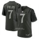 Camiseta NFL Game New York Jets Justin Fields 2025 Rivalries Collection Gris Oscuro