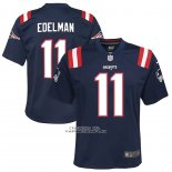Camiseta NFL Game Nino New England Patriots Julian Edelman Azul