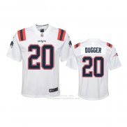Camiseta NFL Game Nino New England Patriots Kyle Dugger Blanco