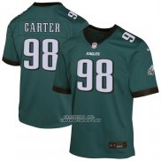 Camiseta NFL Game Nino Philadelphia Eagles Jalen Carter Verde Oscuro