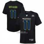 Camiseta NFL Game Nino Seattle Seahawks Jaxon Smith Njigba Carbon Fashion Negro