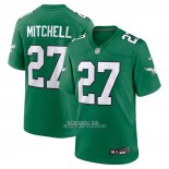 Camiseta NFL Game Philadelphia Eagles Quinyon Mitchell Alterno Verde Camiseta NFL Game Philadelphia Eagles Quinyon Mitchell Alterno Verde