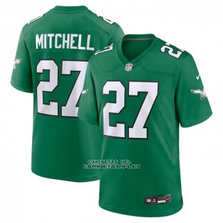 Camiseta NFL Game Philadelphia Eagles Quinyon Mitchell Alterno Verde