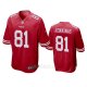 Camiseta NFL Game San Francisco 49ers Jauan Jennings Rojo