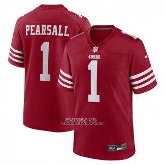 Camiseta NFL Game San Francisco 49ers Ricky Pearsall Rojo