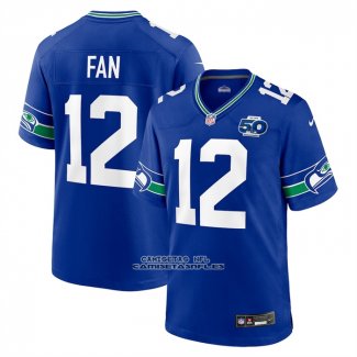 Camiseta NFL Game Seattle Seahawks 50th Season Alterno Royal
