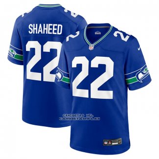 Camiseta NFL Game Seattle Seahawks Rashid Shaheed Alterno Royal