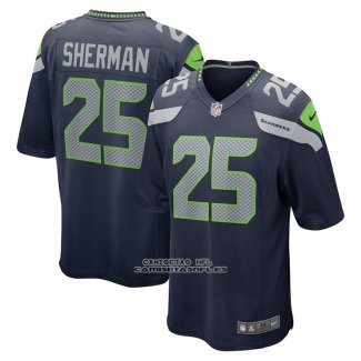 Camiseta NFL Game Seattle Seahawks Richard Sherman Retired Azul