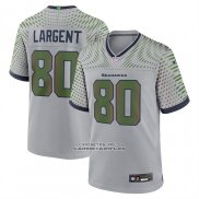 Camiseta NFL Game Seattle Seahawks Steve Largent 2025 Rivalries Collection Retired Gris
