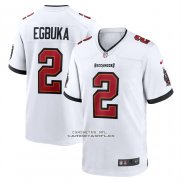 Camiseta NFL Game Tampa Bay Buccaneers Emeka Egbuka Blanco