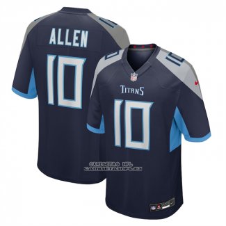 Camiseta NFL Game Tennessee Titans Brandon Allen Azul