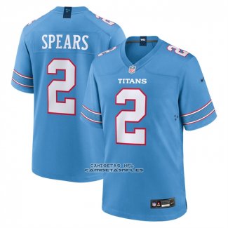 Camiseta NFL Game Tennessee Titans Tyjae Spears Azul2