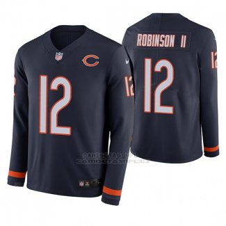 Camiseta NFL Hombre Chicago Bears Allen Robinson Azul Therma Manga Larga