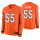Camiseta NFL Hombre Denver Broncos Bradley Chubb Naranja Therma Manga Larga